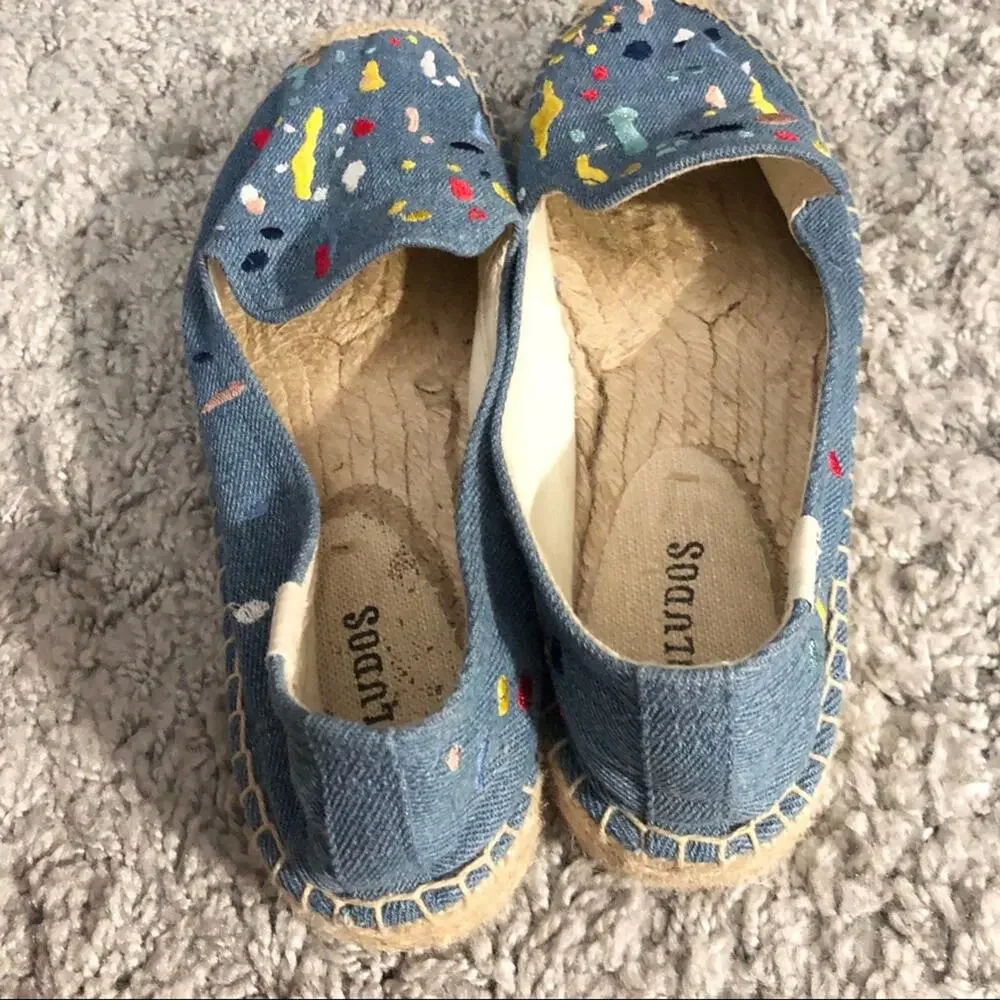 Soludos Paint Splatter Espadrilles